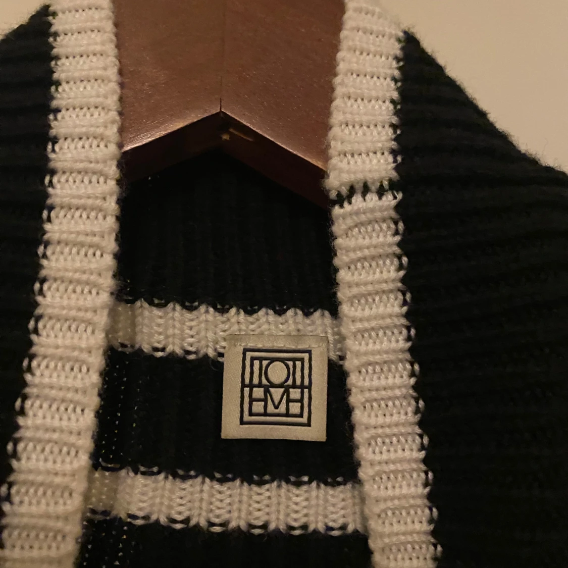 Totêm randig stickad tröja  - 90