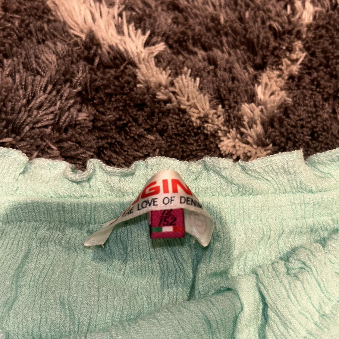 Fin turkos tröja - 90