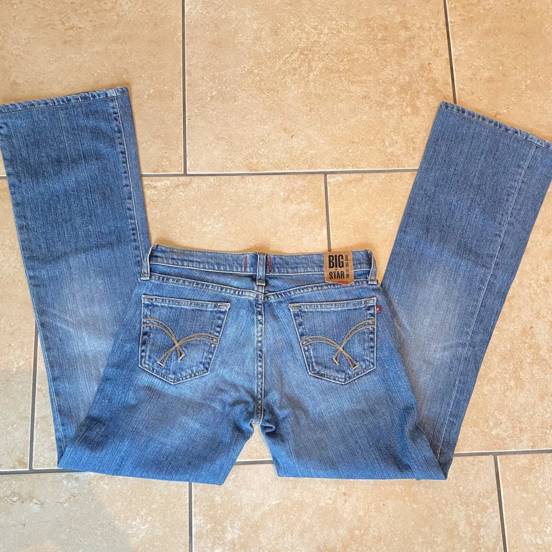 Lågmidjade bootcut jeans  - 91