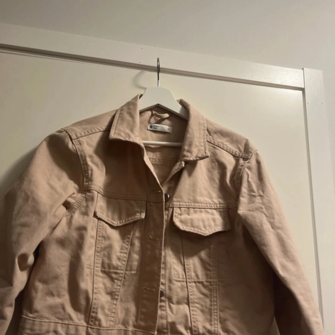 Jeansjacka med målat på - 91