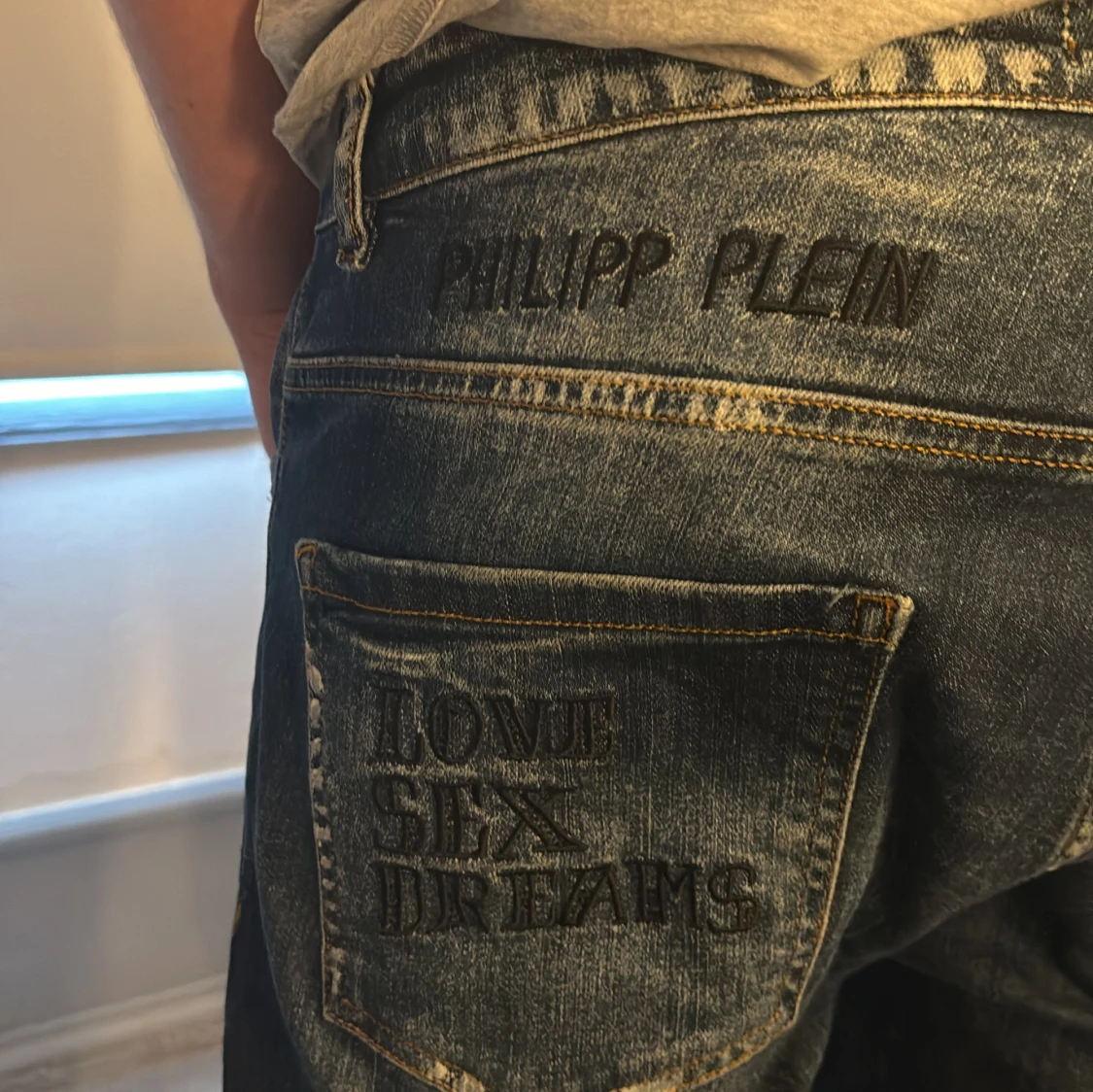 Philipp Plein jeans med slitningar - 91