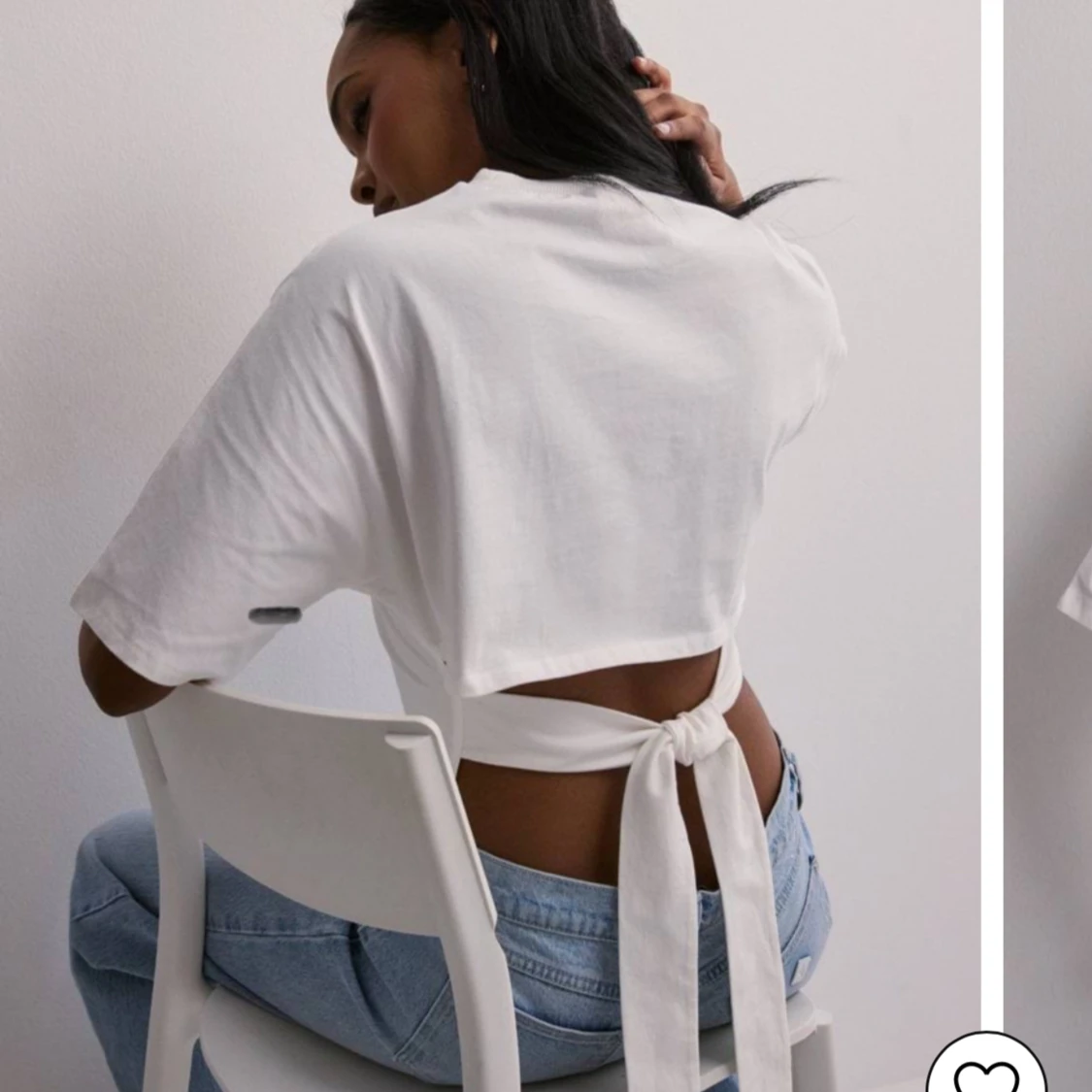 Nelly tshirt med öppen rygg