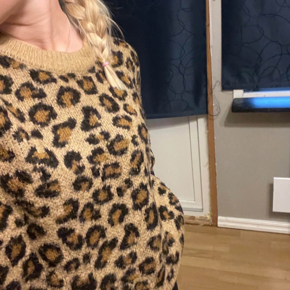 Tvär snygg leopard tröja🐆 - 90