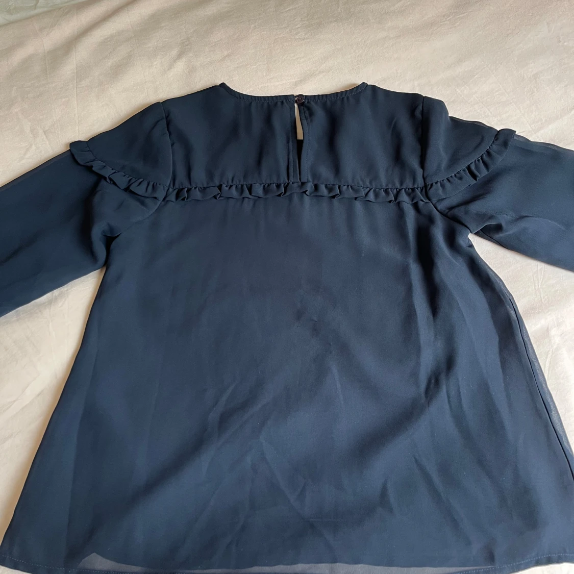 Jättefin marinblå blus!💗💗 - 90