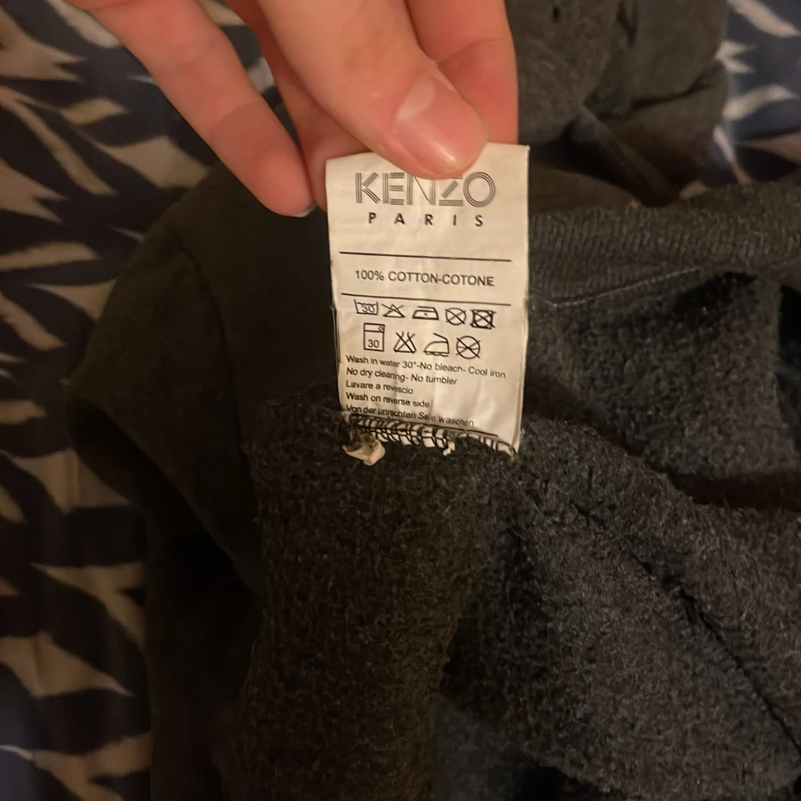 Grå hoodie från Kenzo - 3