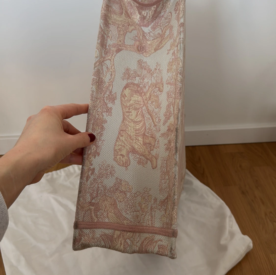 Beige och rosa shoppingväska - 2