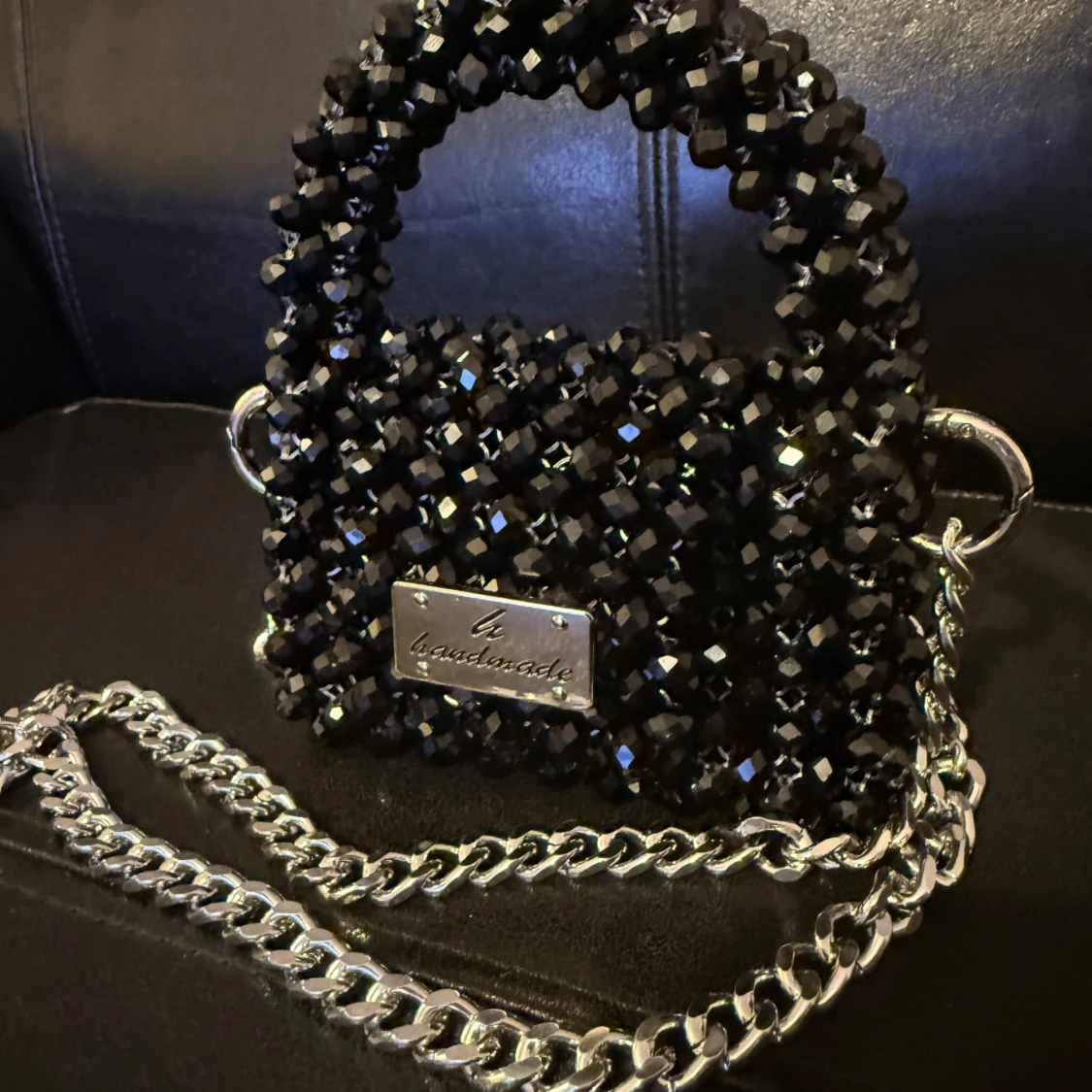 “Black glittery handbag - 2