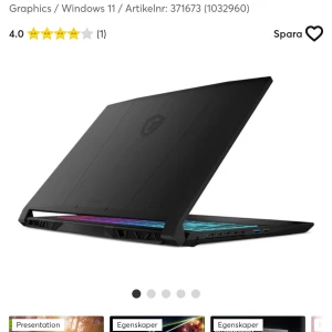 Gaming setup  - Säljer min gaming laptop då ja köpt stationär, köpte från webhallen i december 2024. Uppgraderat ram och minne , 32 gb ram, 2 tb ssd , följer med vitt set mus tangentbord och musmatta alla med lampor , kvitto på allt finns 