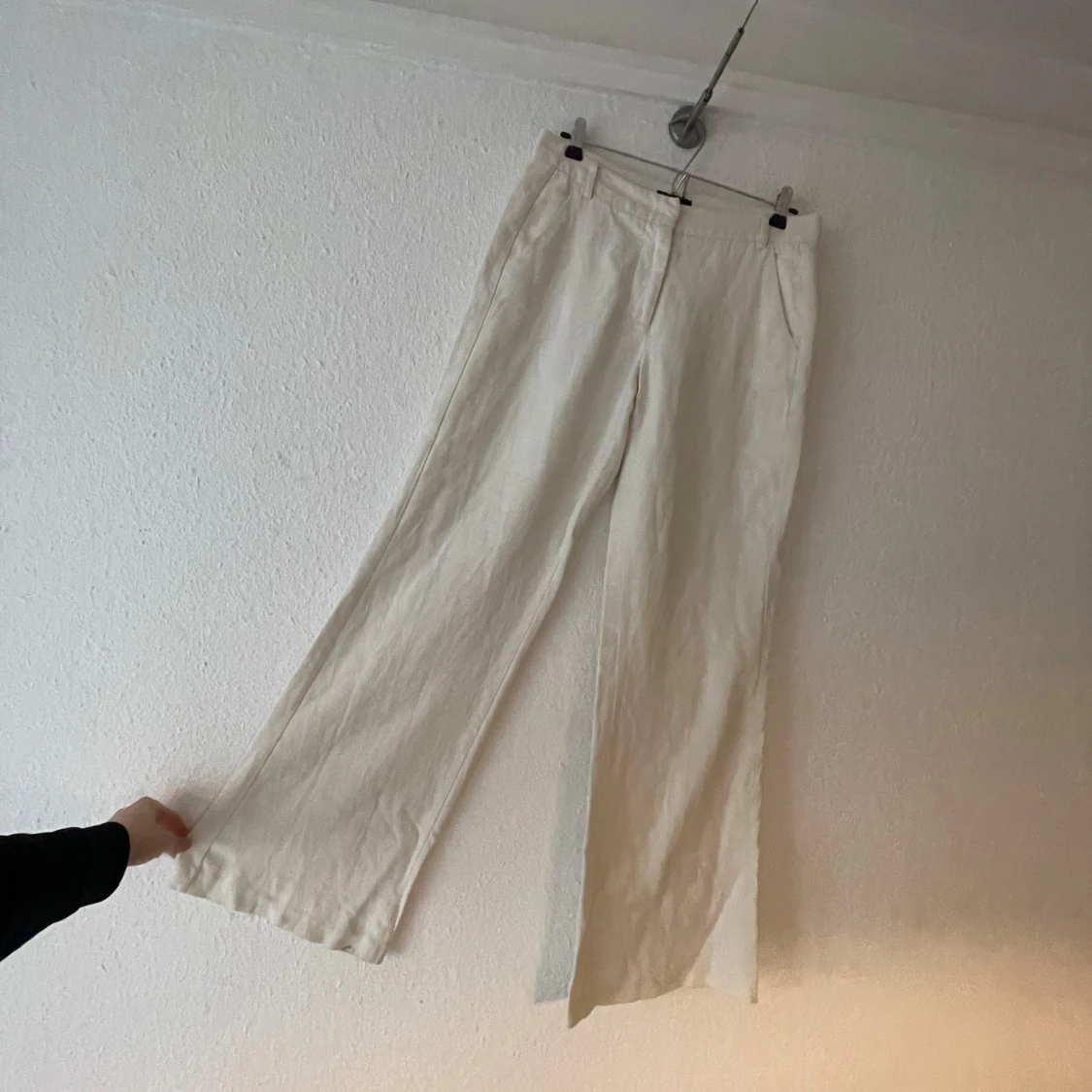 Vita linnebyxor - 2