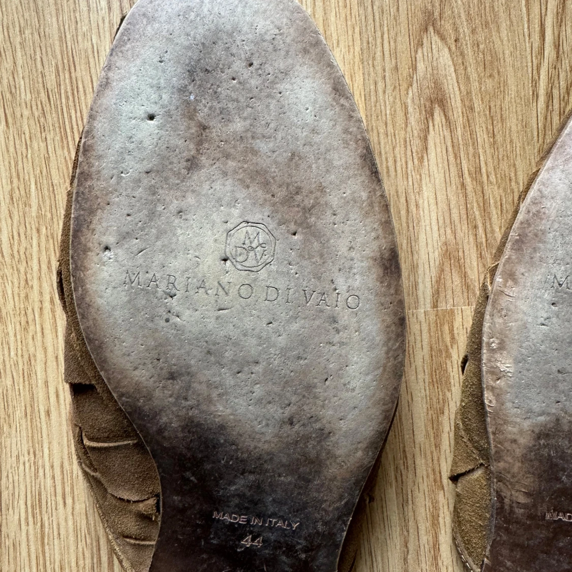 Bruna flätade loafers från Mariano Di Vaio - 3