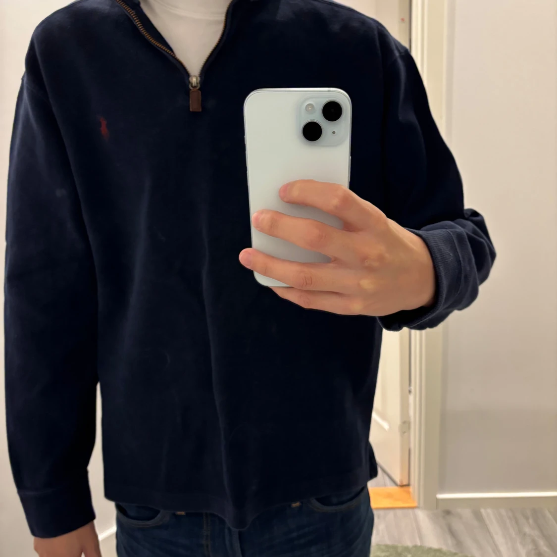 Ole school ralph lauren half zip  - 1