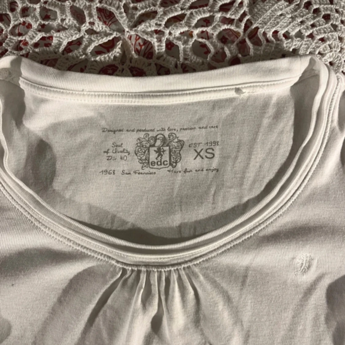 Vit långärmad topp - 3