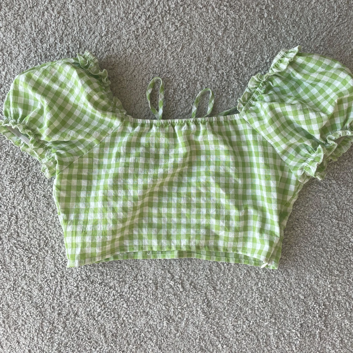 Grön rutig blus - 1