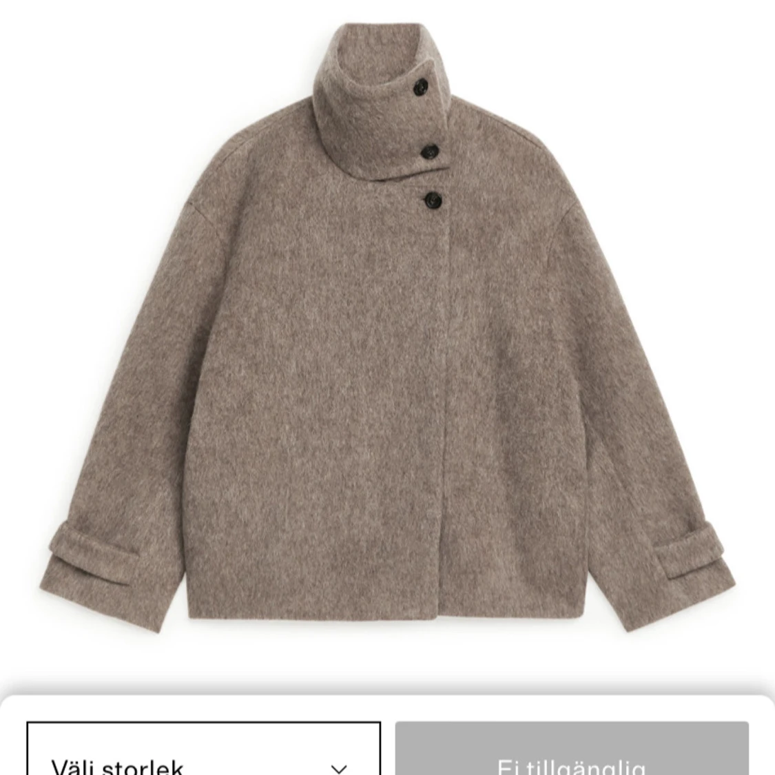 Beige ullkappa arket - 91