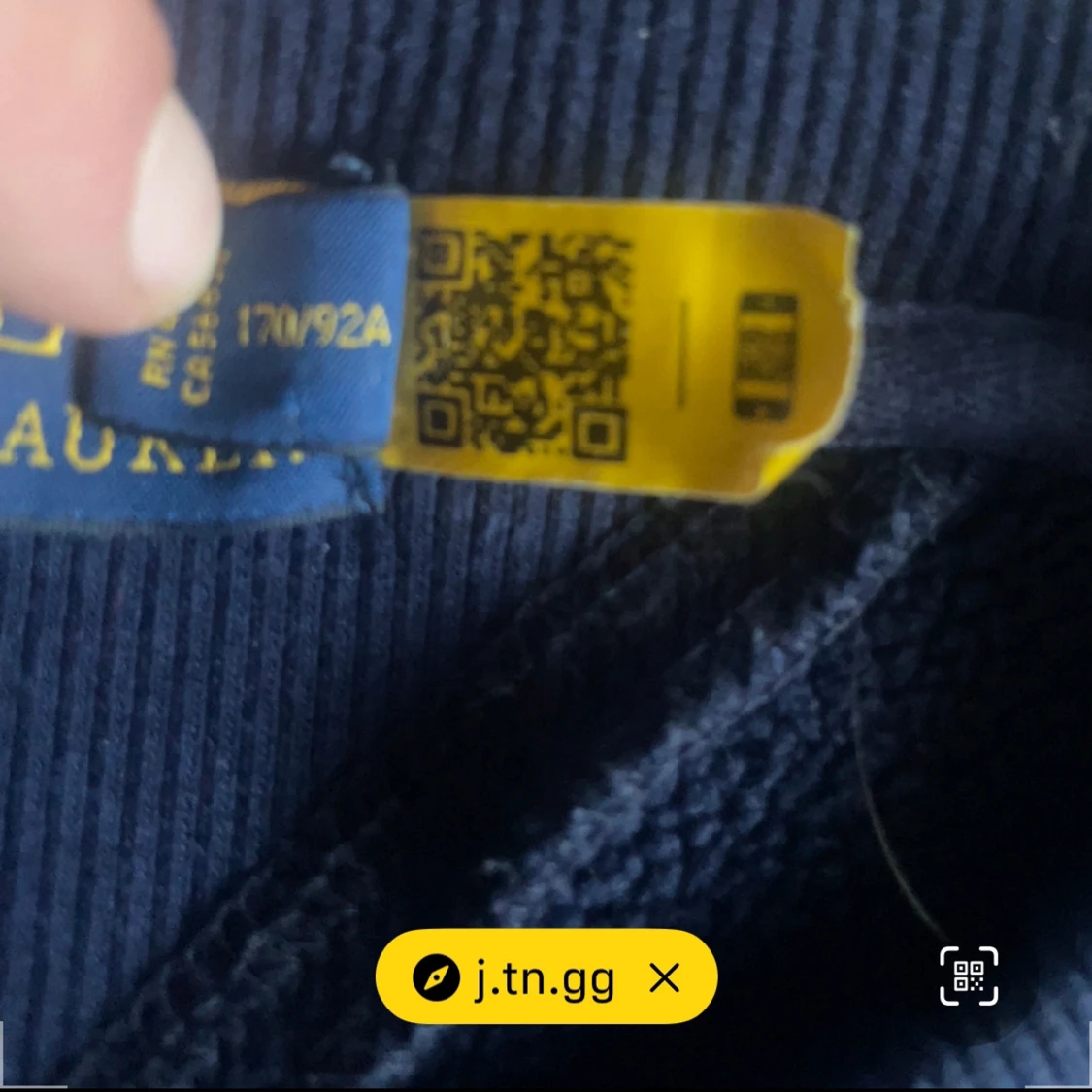 Mörkblå tröja från Polo Ralph Lauren - 92