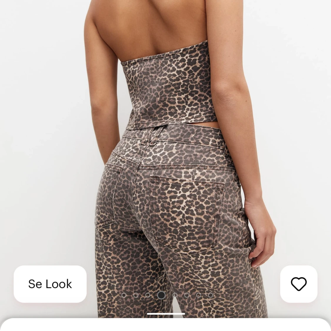 Leopard byxor/jeans - 91