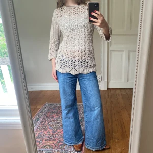 söt virkad topp🫶 - i bra skick🎀passar storlek xs-m