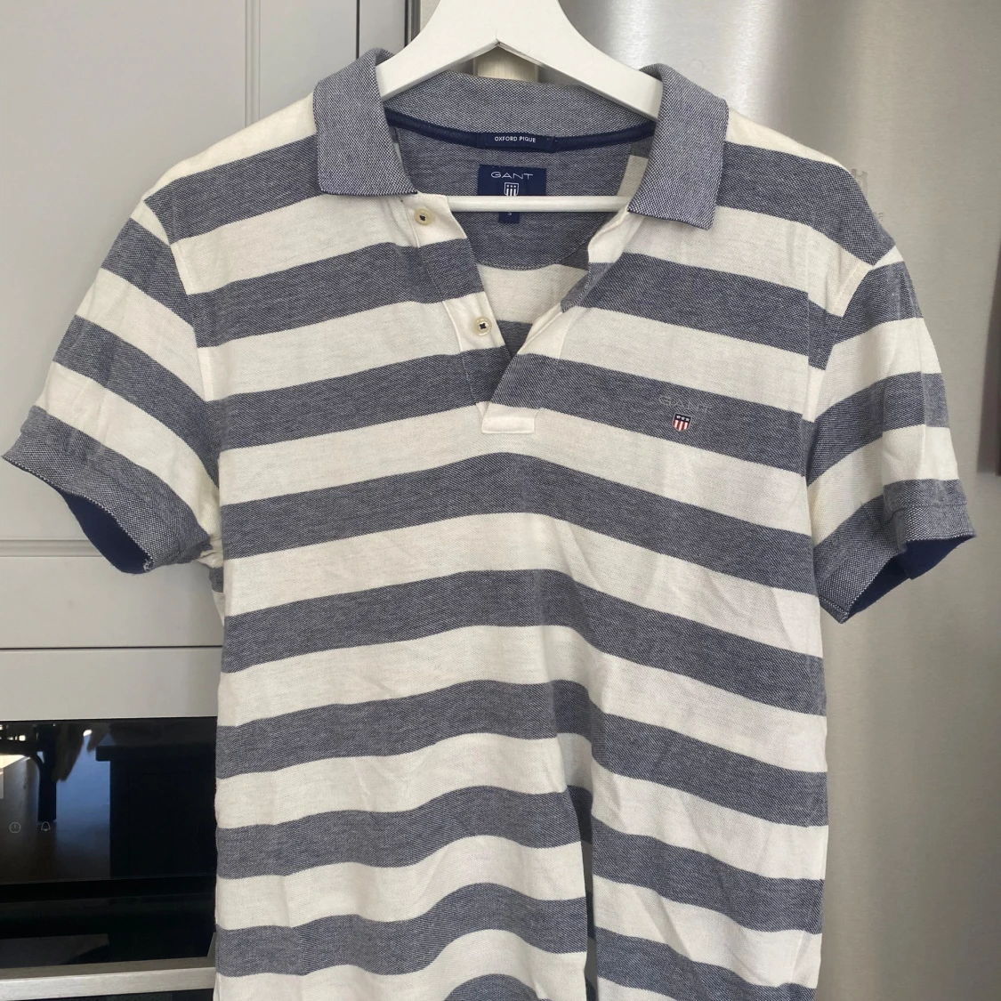 Randig pikétröja från GANT