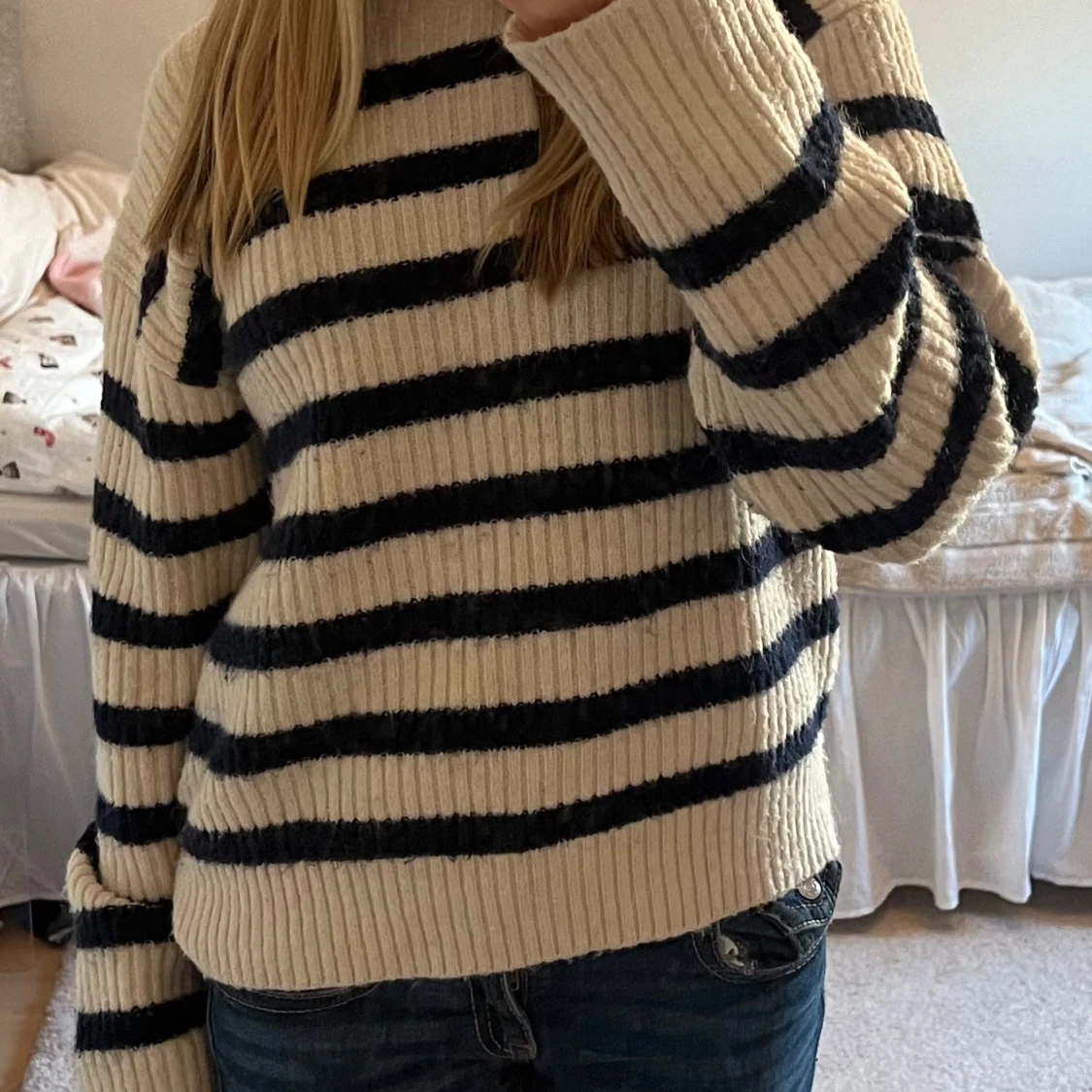 Stickad tröja