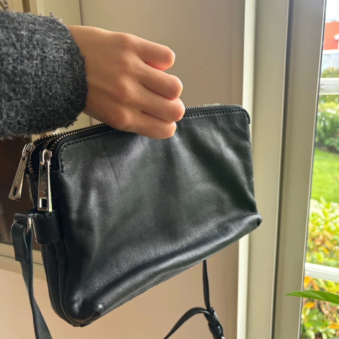 Läder väska  - 90