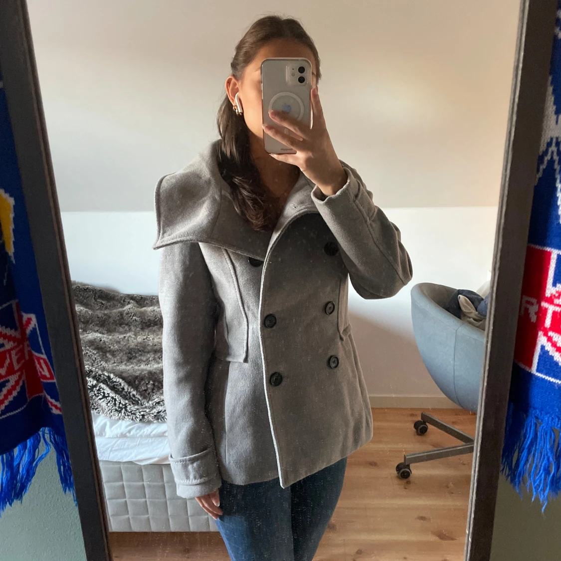 Grå kappa  - 90