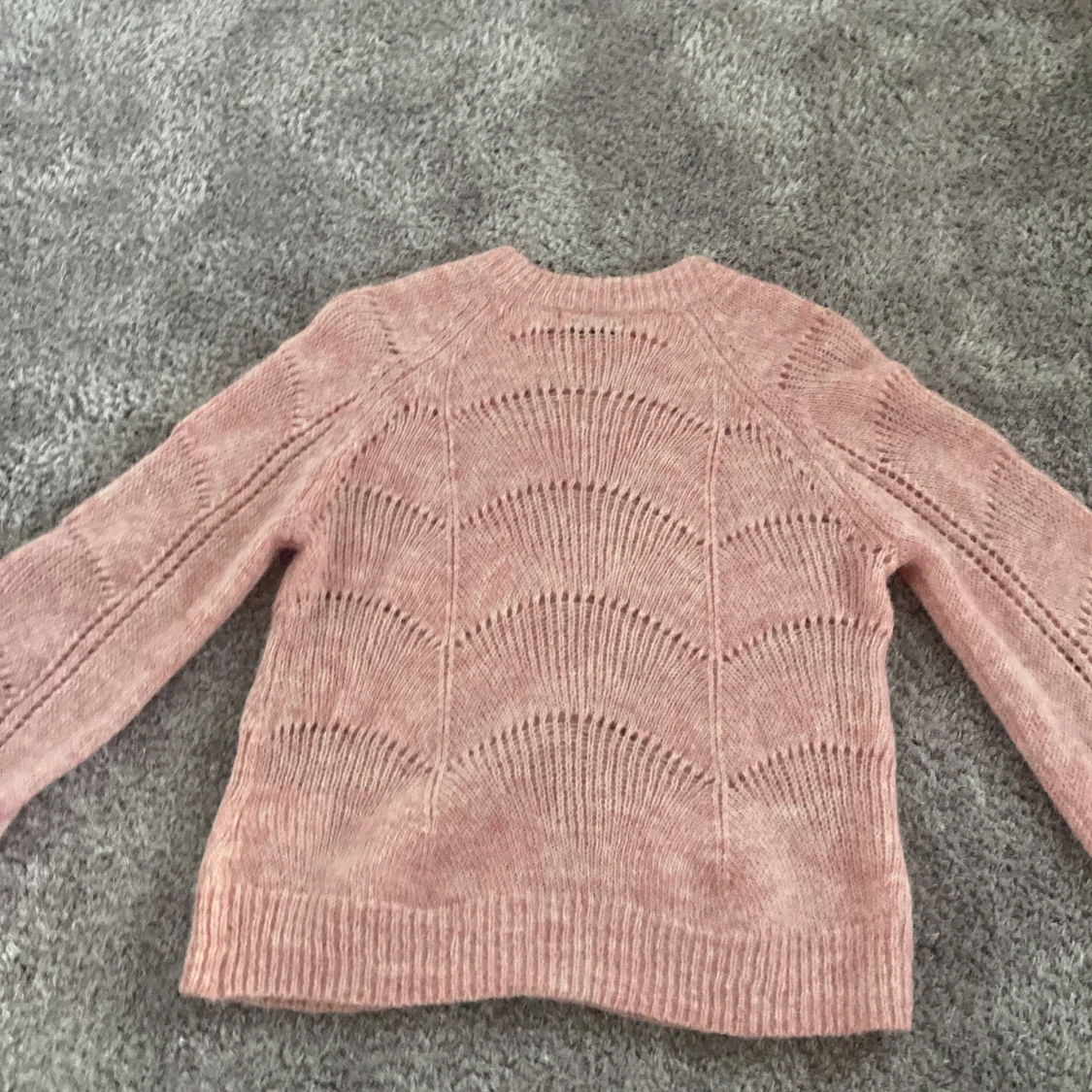 Jättesöt rosa stickad tröja💕💕 - 93