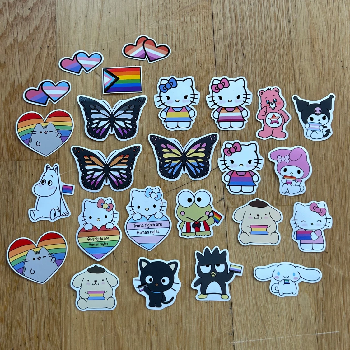 söta Pride stickers 🩷