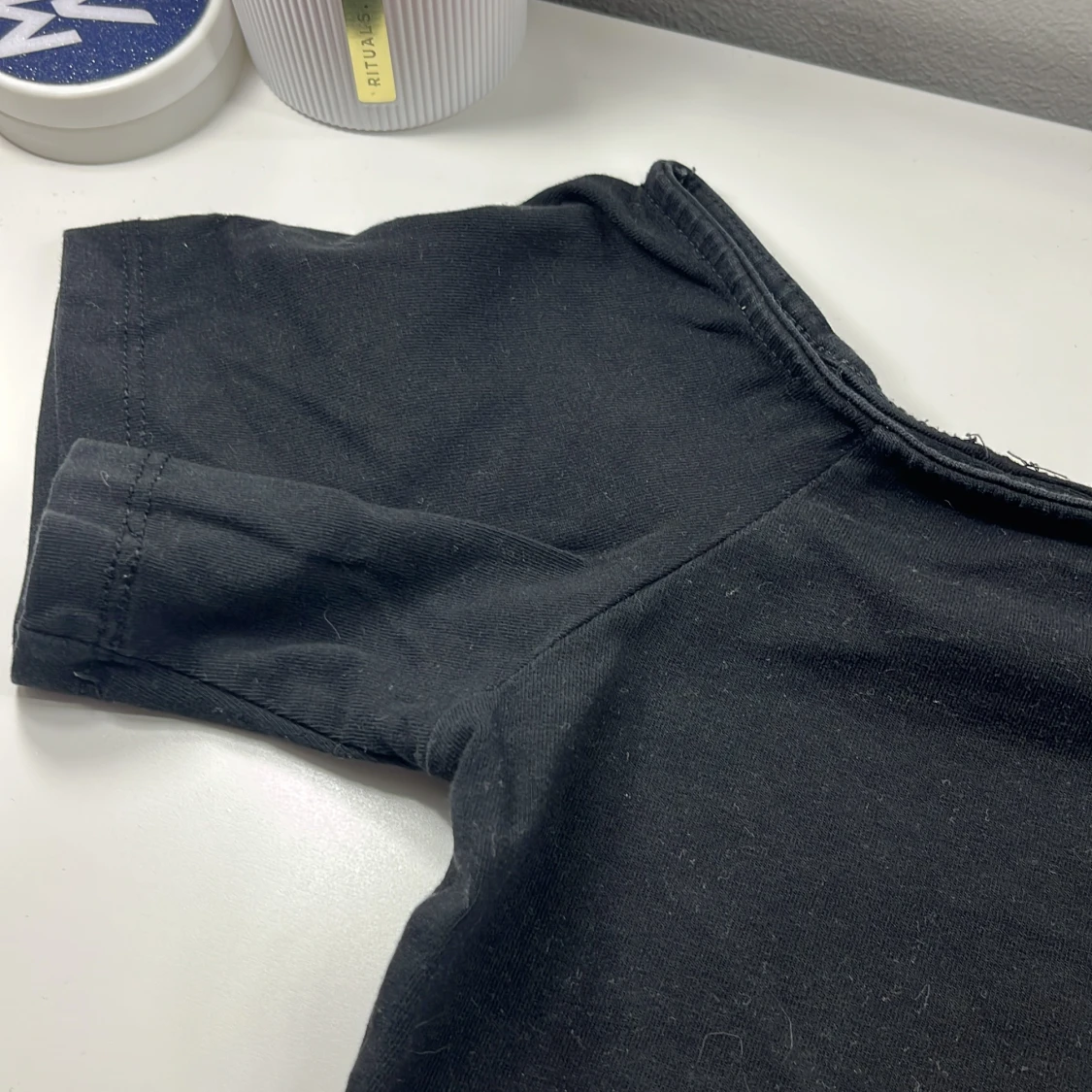 Svart offshoulder topp från H&M - 3