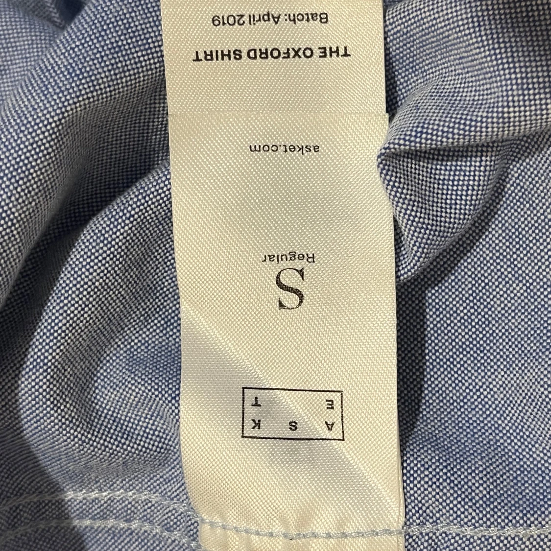 Blå Oxford-skjorta från Asket - 3