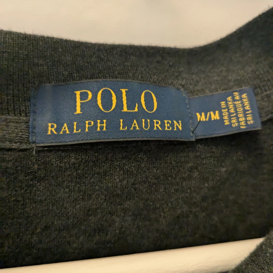 Mörkgrå pikétröja från Ralph Lauren - 1