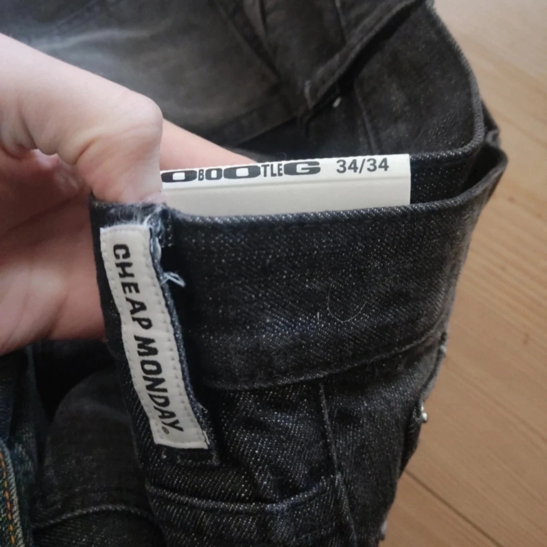 Black boot cut denim - 3