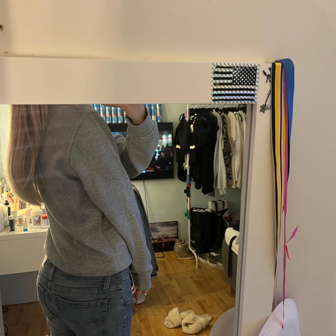 Grå Nike sweatshirt - 91