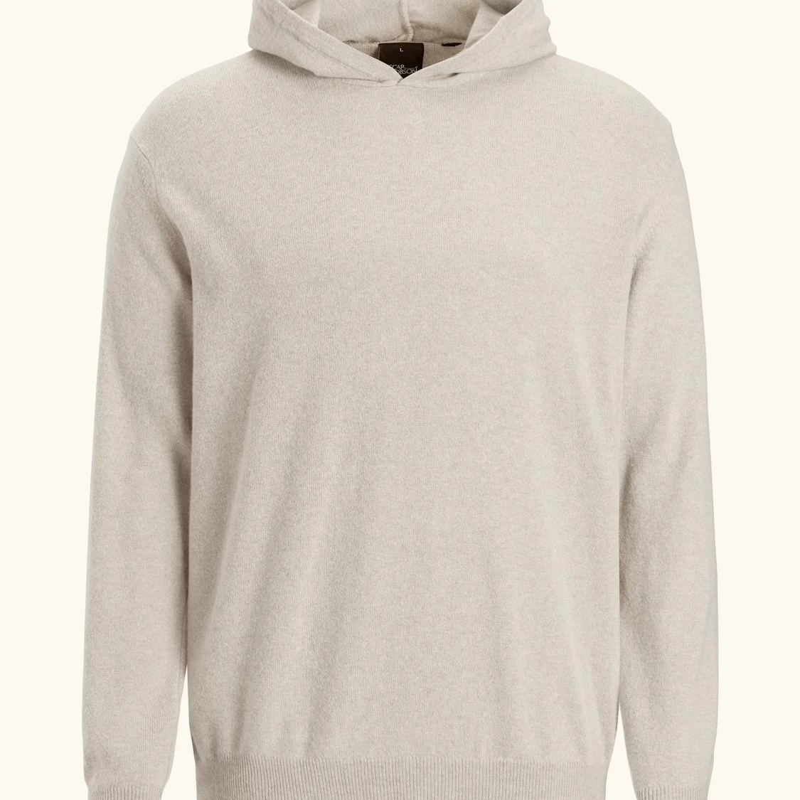 Beige hoodie 