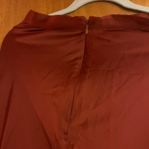 Långkjol från Monki - Snygg rostfärgad långkjol från Monki. Kjolen har en dragkedja baktill och är i fläckfritt skick, skriv för fler och bättre bilder. 