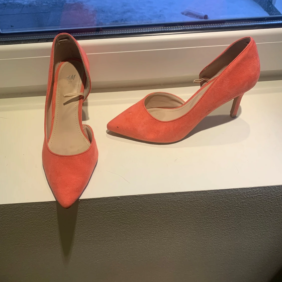 Orange pumps från H&M