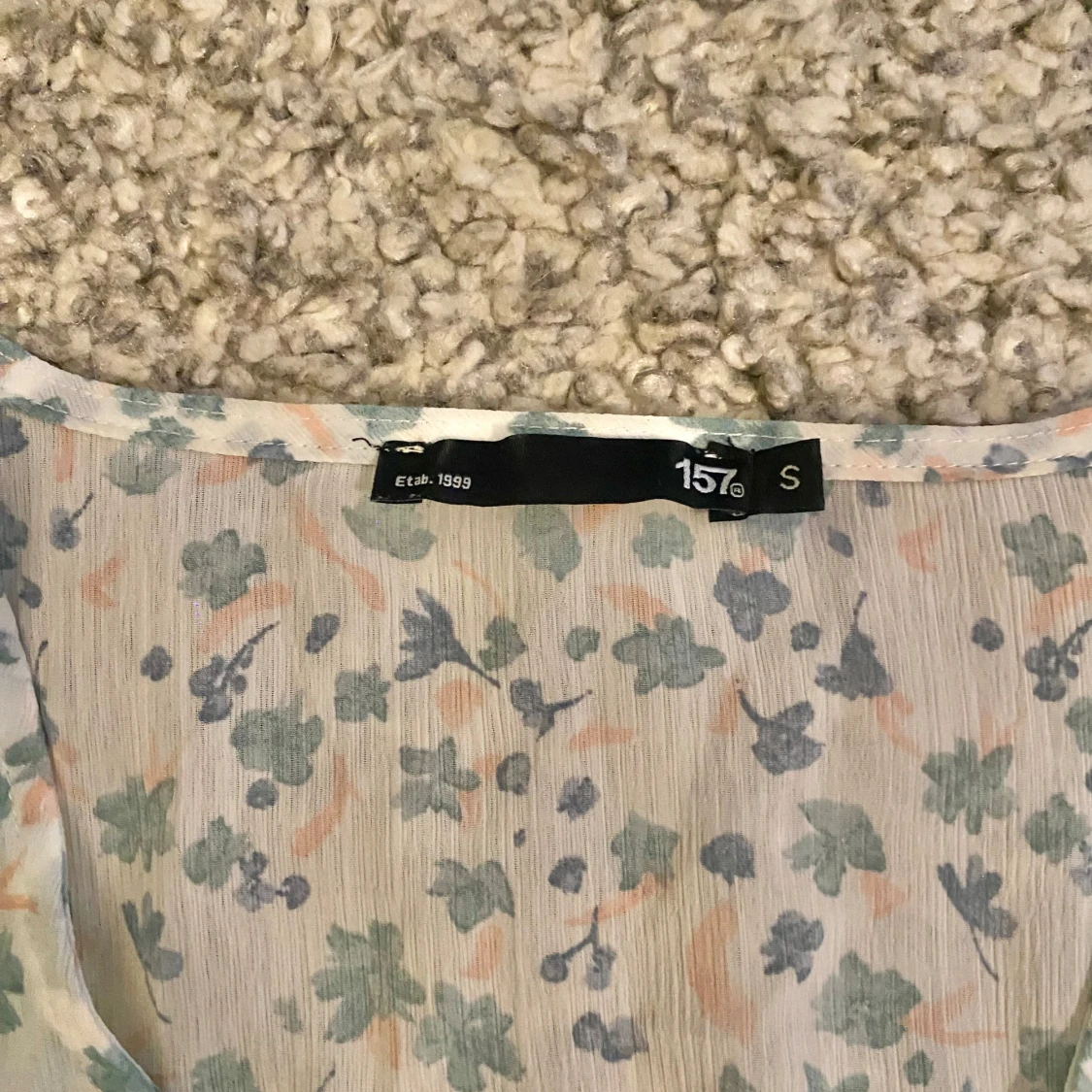 Blommig klänning från Lager 157 - 92