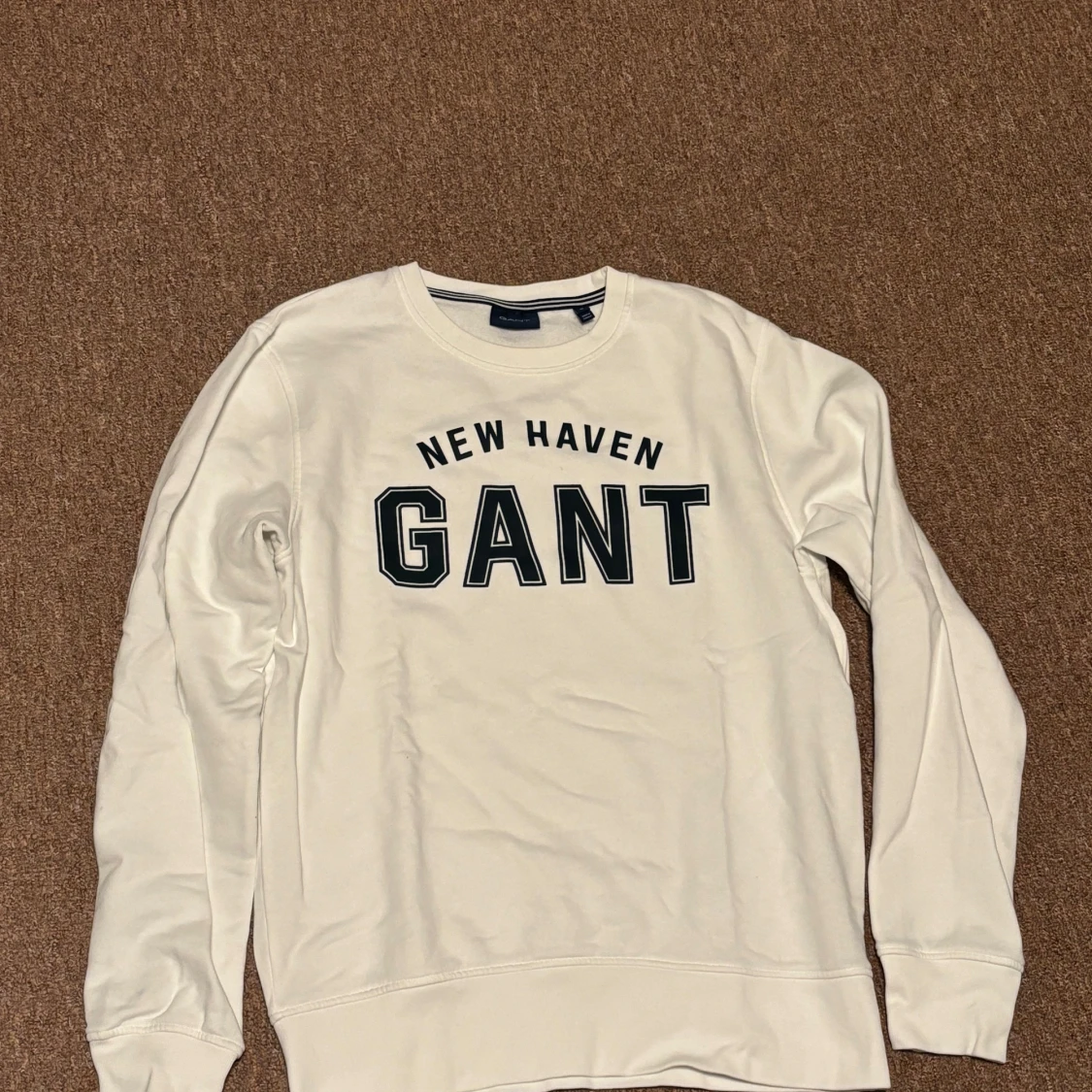 Vit sweatshirt från GANT