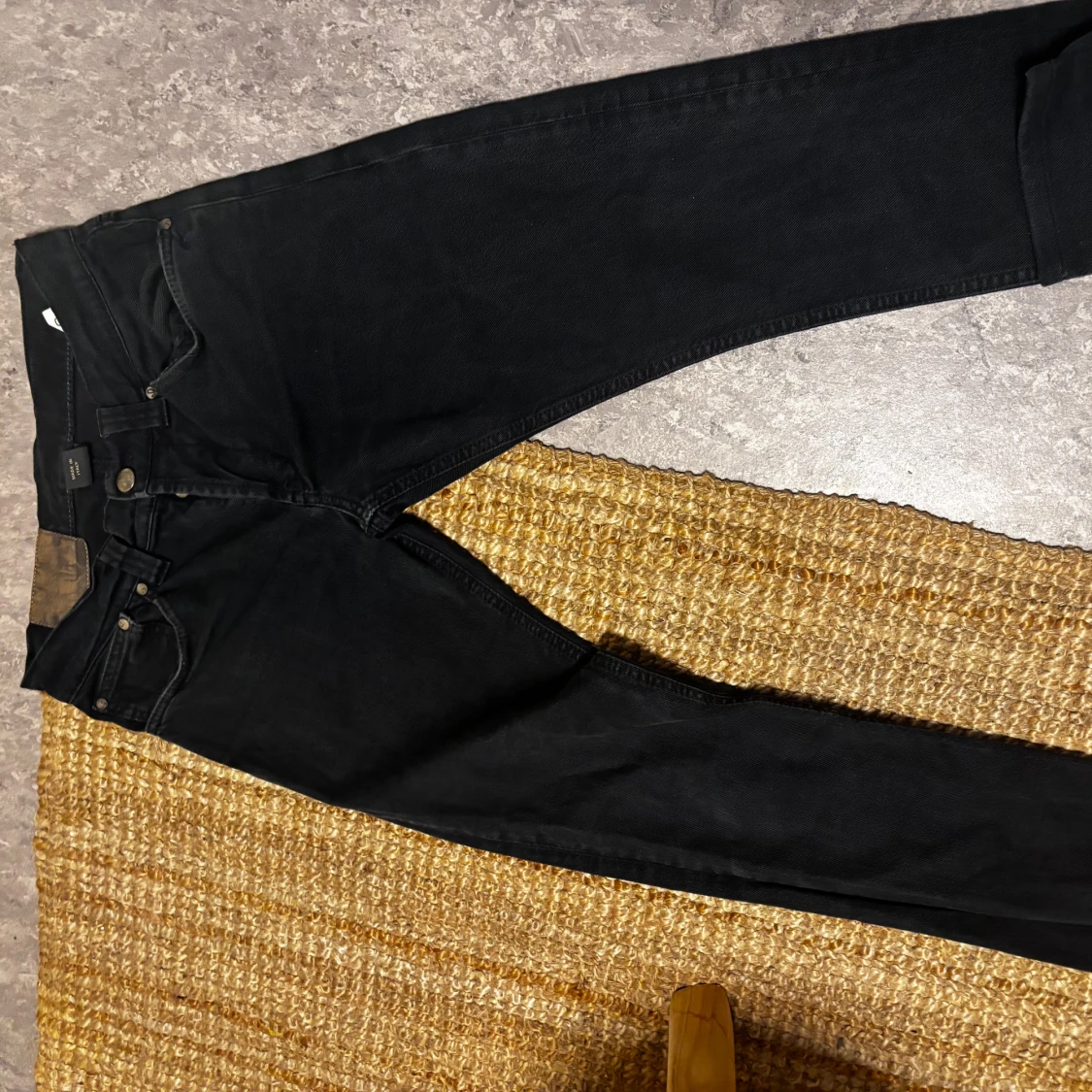 Mörkblå dondup jeans