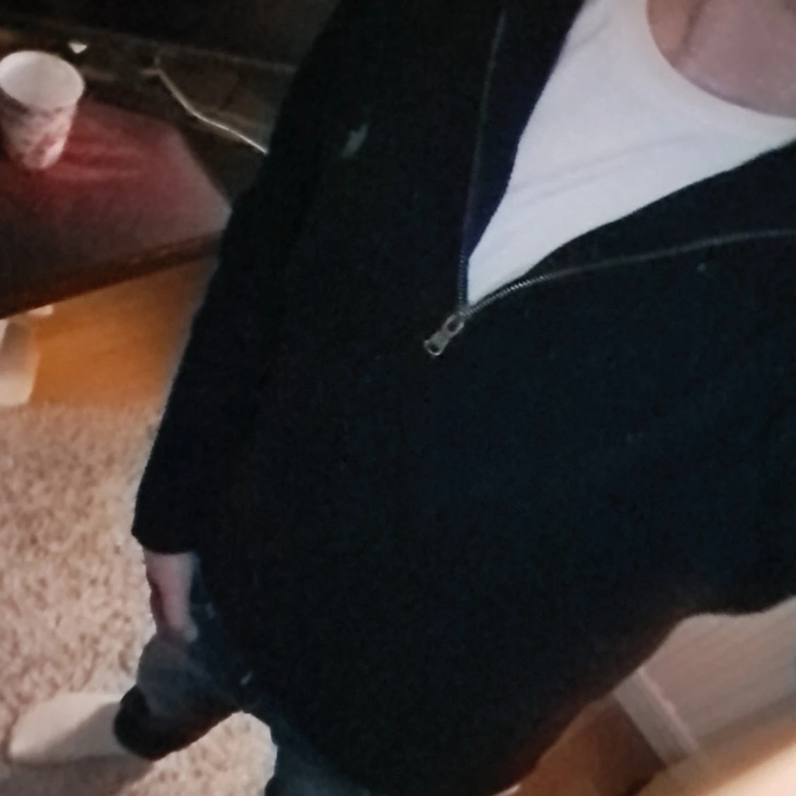 Svart tröja med dragkedja från Polo Ralph Lauren - 92