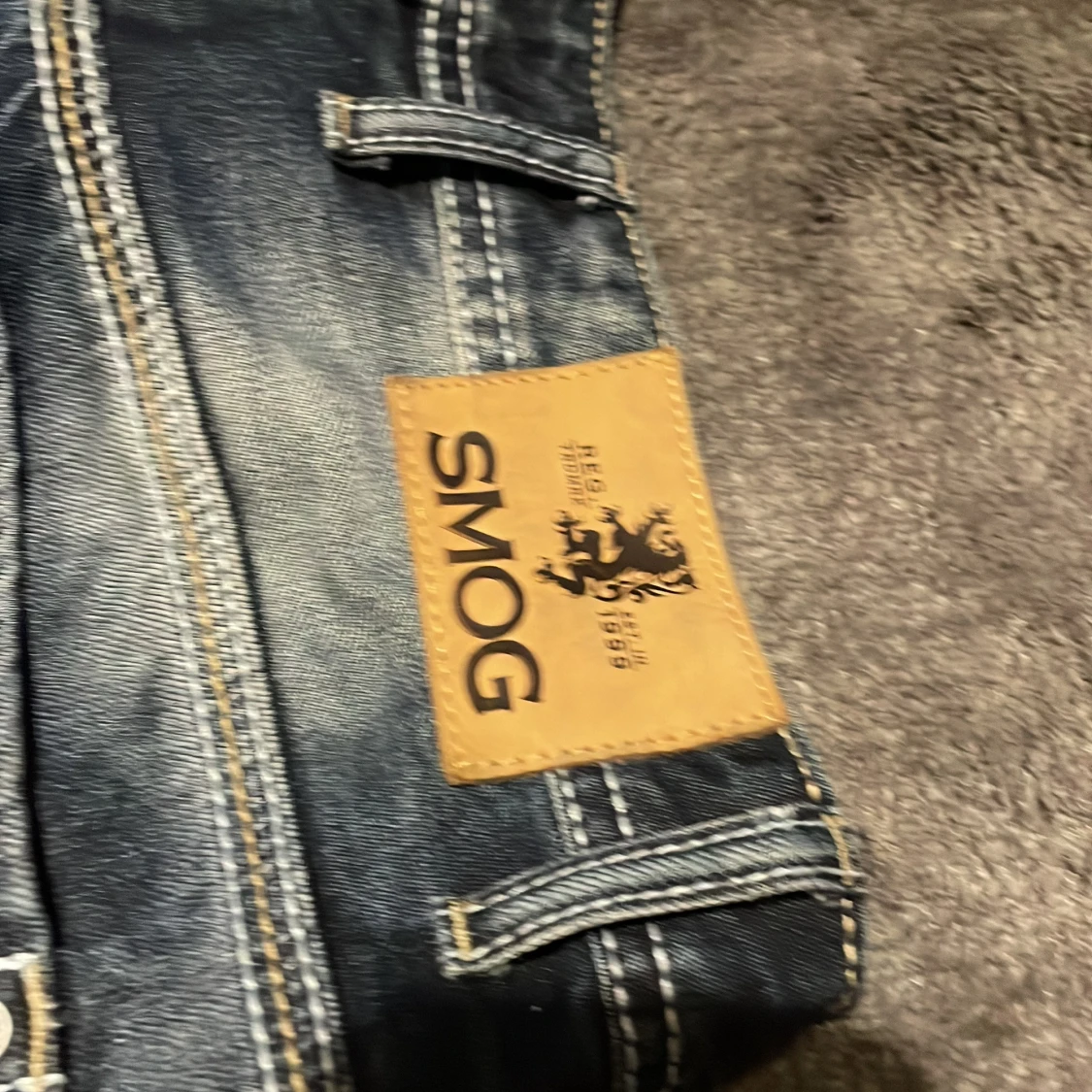 Blå jeans från Smog - 90