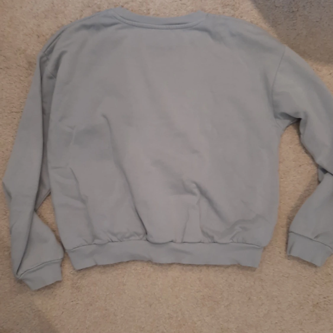 Ljusblå sweatshirt - 90