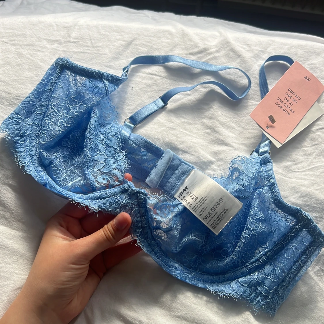 Blå bralette  - 90