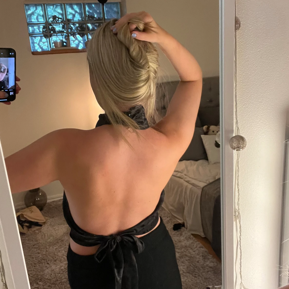 Svart fest topp - 91