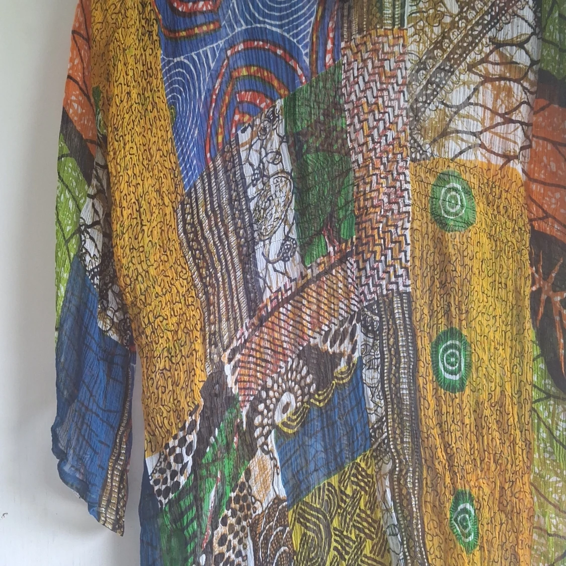 Färgglad blus från Indiska - 91