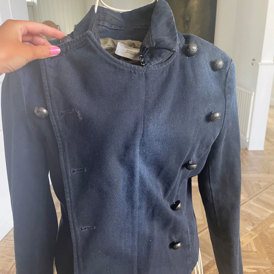 Marinblå jacka  - 90