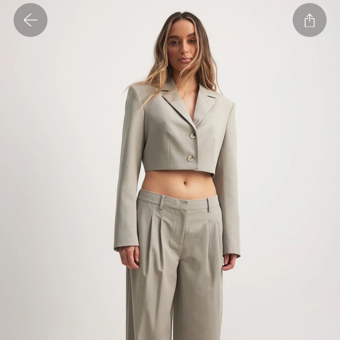 Beige kavaj från NA-KD - 1