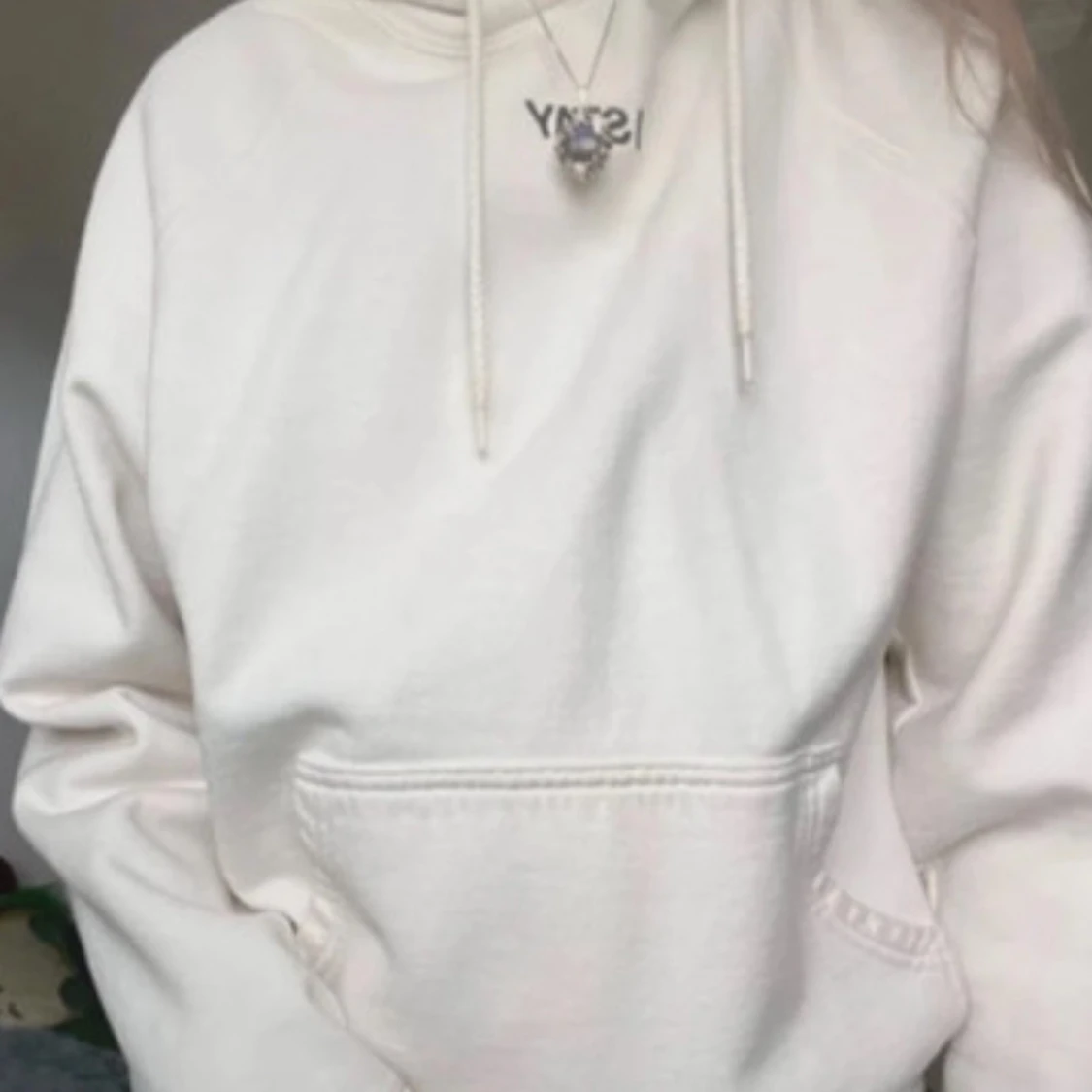 Vit hoodie från Istay - 1