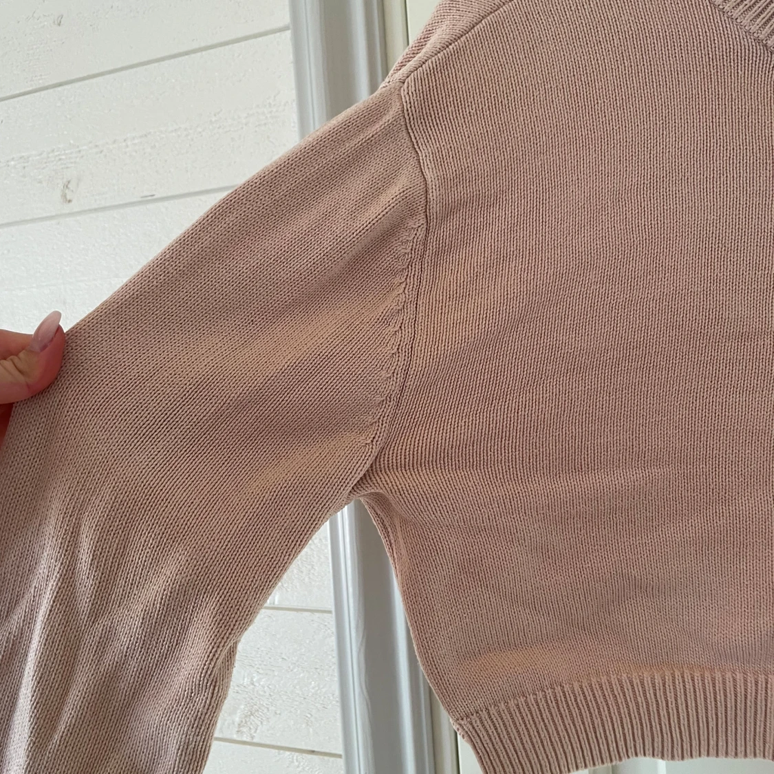 Rosa croppad tröja - 2