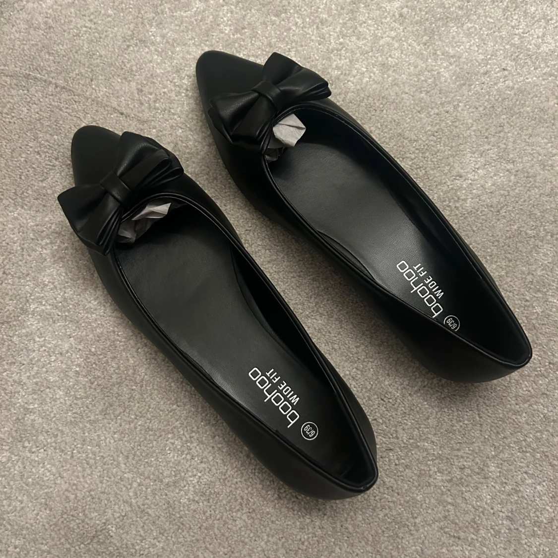 Ballerinaskor med rosett