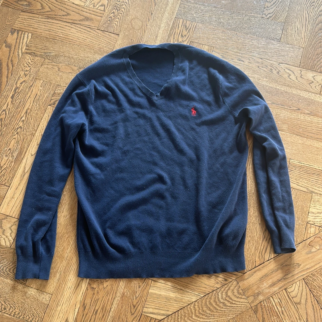 Marin blå Ralph lauren tröja